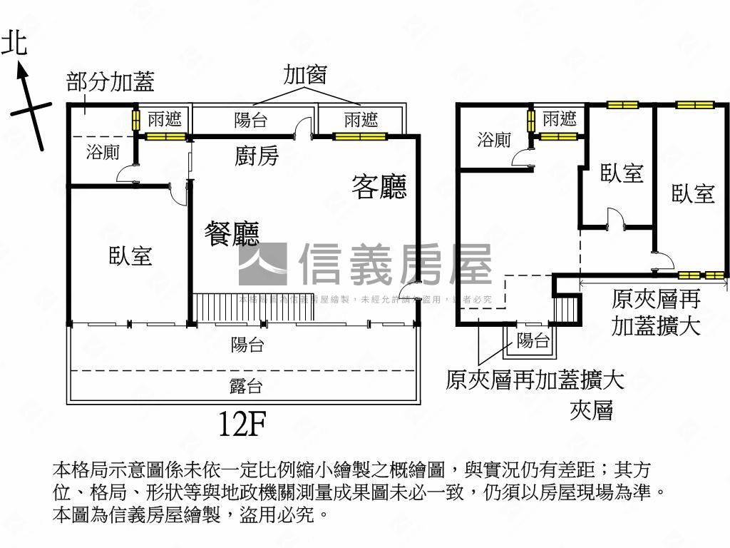 北歐休閒風近七期露臺戶房屋室內格局與周邊環境