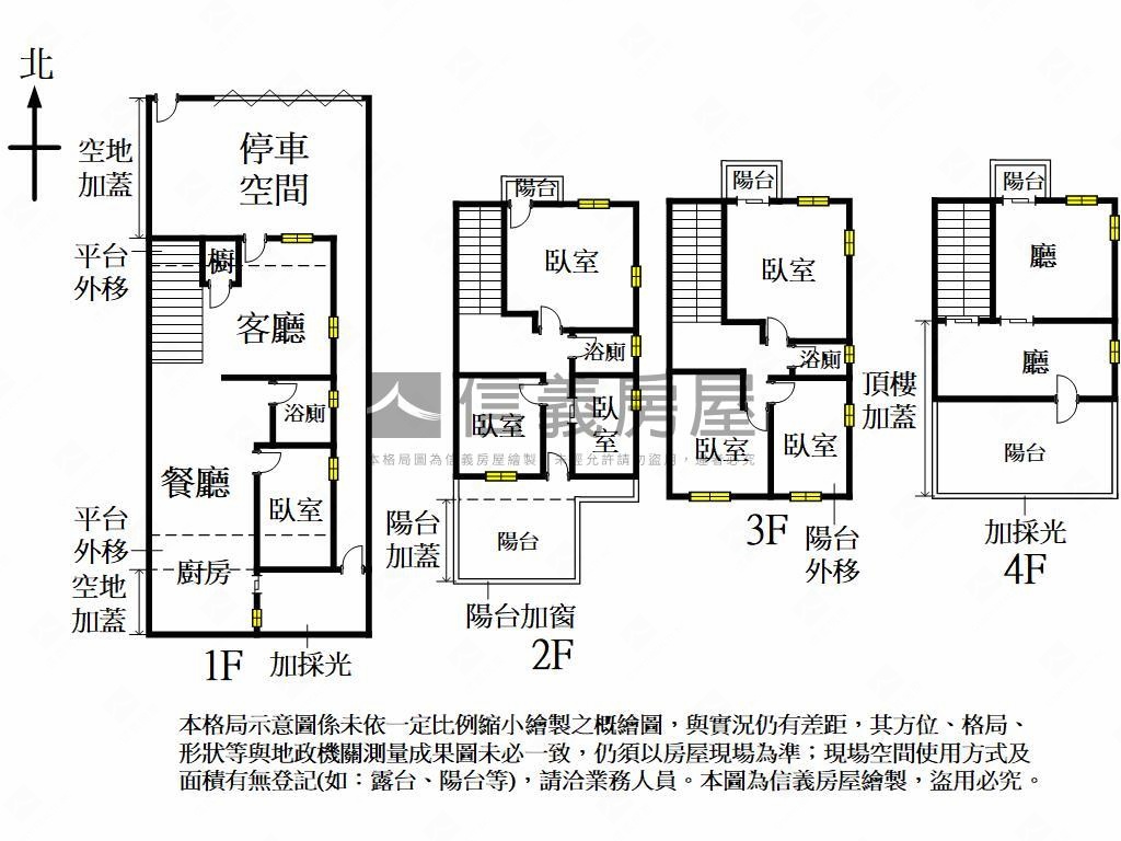 東山三面採光邊間車庫透天房屋室內格局與周邊環境