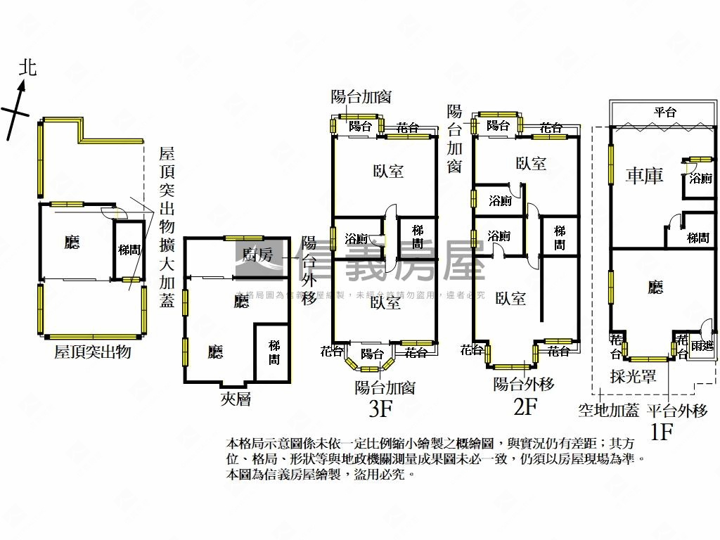 Ａ９麗園學區旁邊間透天房屋室內格局與周邊環境