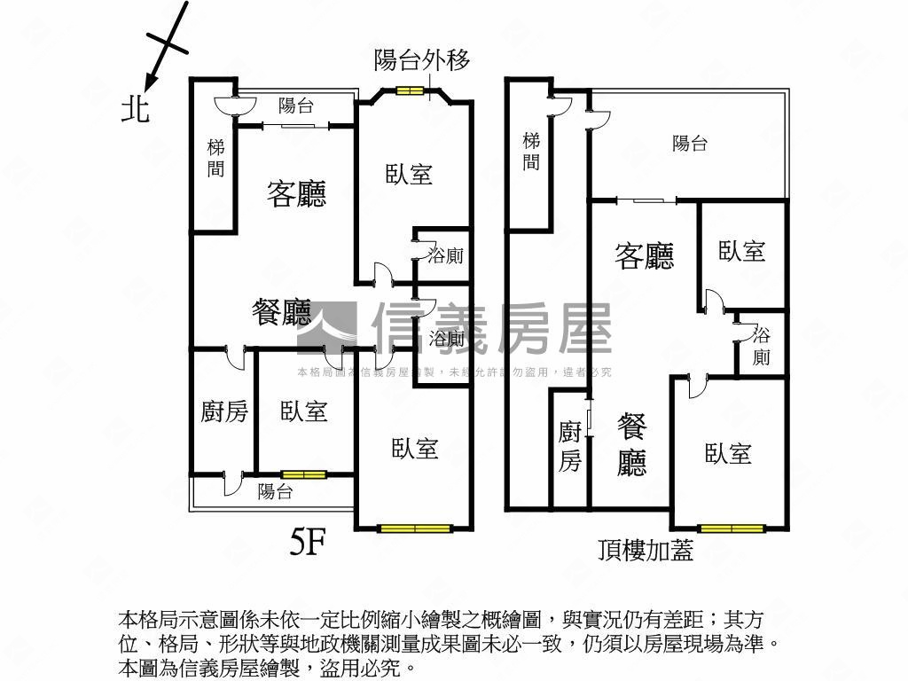 稀有五華商圈頂樓大空間房屋室內格局與周邊環境
