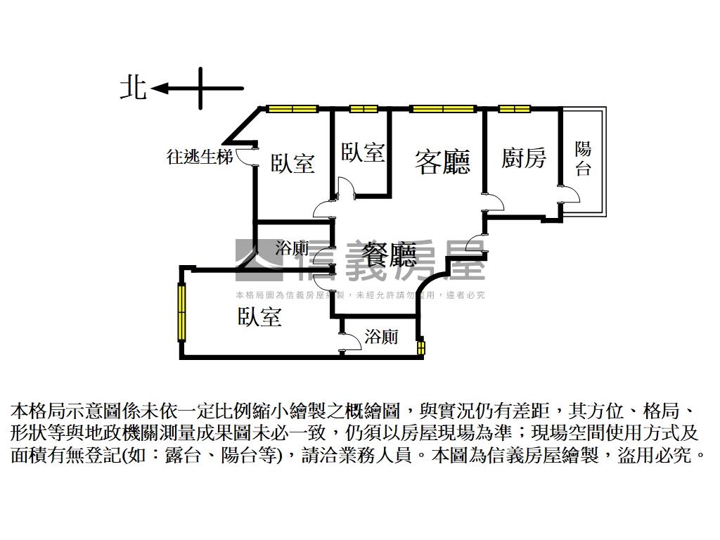 全新落成三房捷運宅房屋室內格局與周邊環境