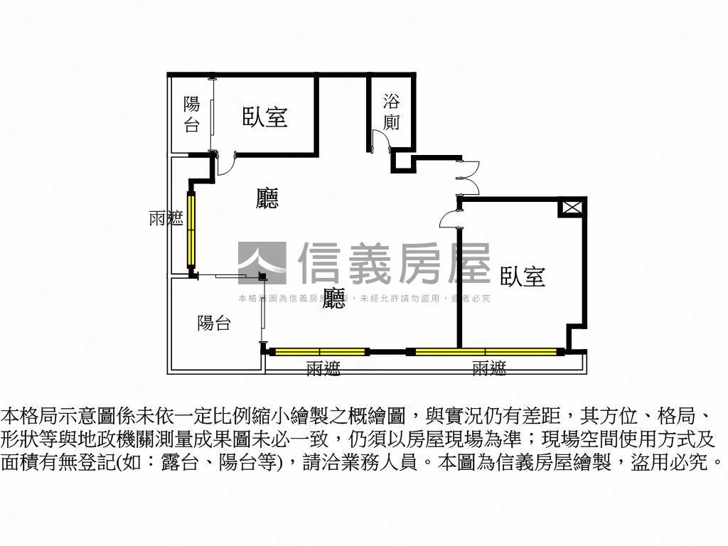 昇陽國際１０１景觀２５樓房屋室內格局與周邊環境