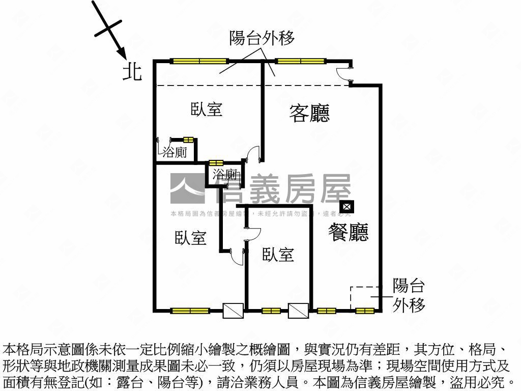 近文化中心大坪數健身三房房屋室內格局與周邊環境