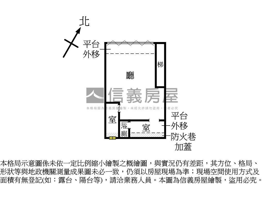 信安街店面房屋室內格局與周邊環境