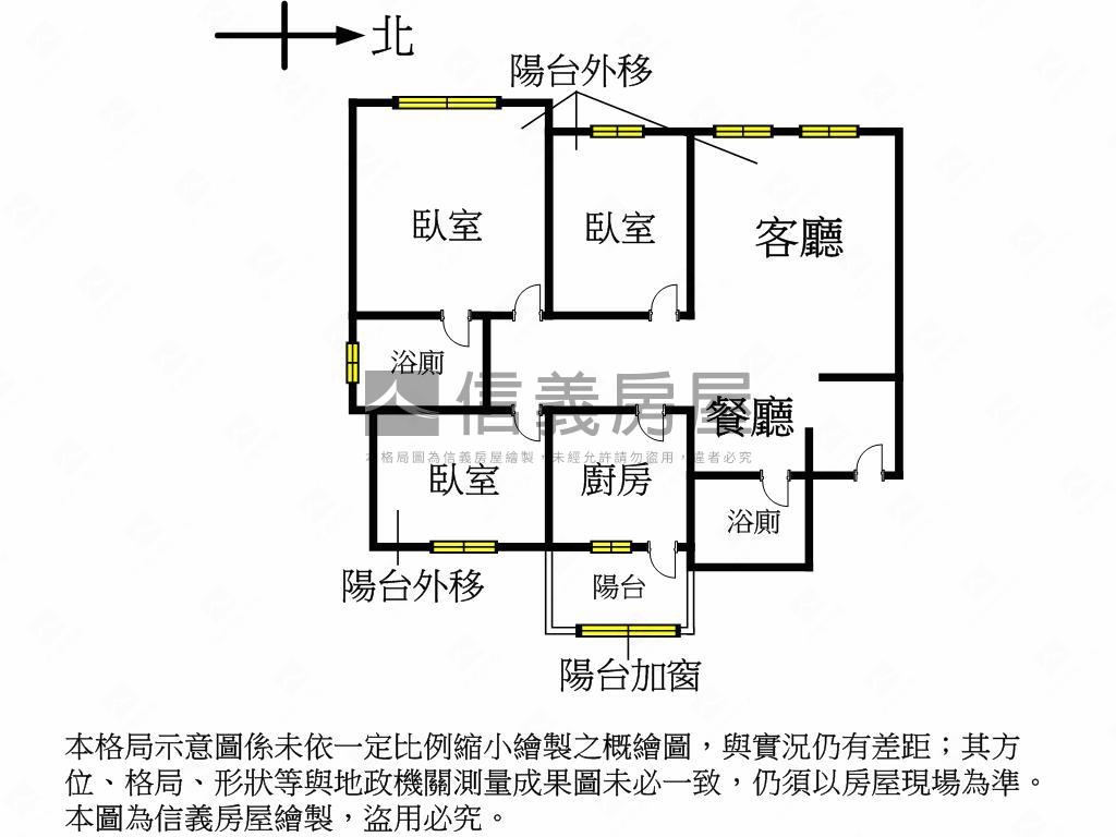 專任．仙境傳說明亮三房房屋室內格局與周邊環境