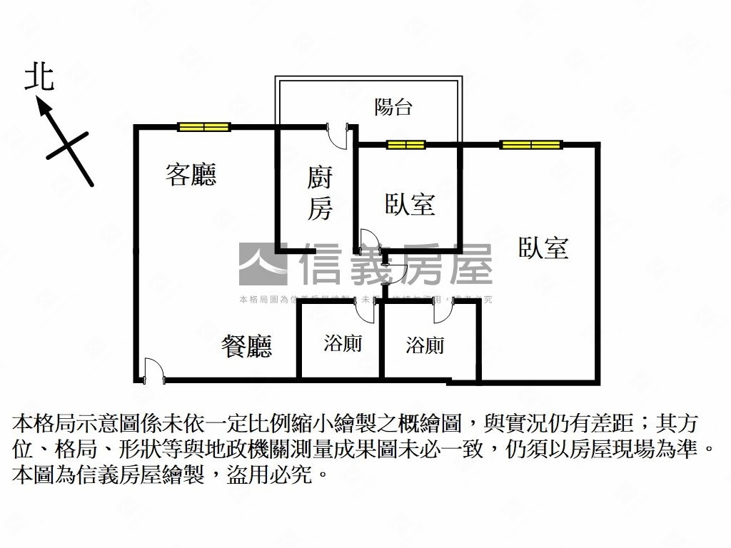 王爺壟全新兩房兩衛浴房屋室內格局與周邊環境