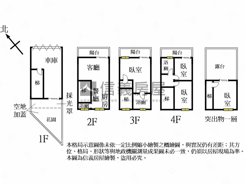 春福春樹大庭院視野戶房屋室內格局與周邊環境