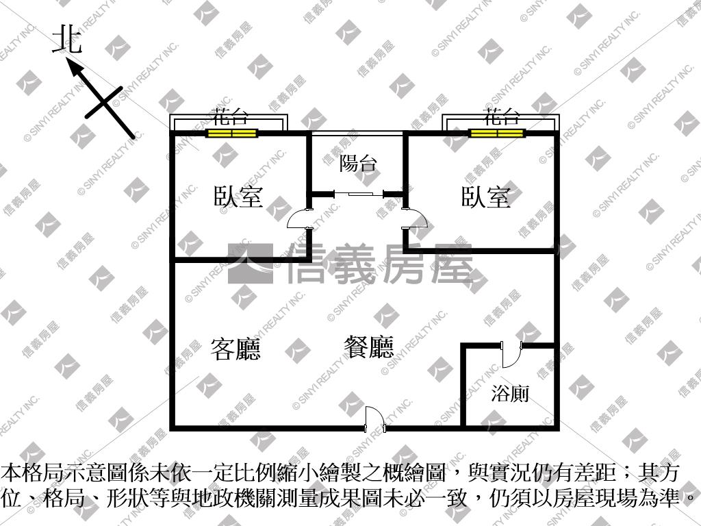 達觀美麗度假兩房房屋室內格局與周邊環境