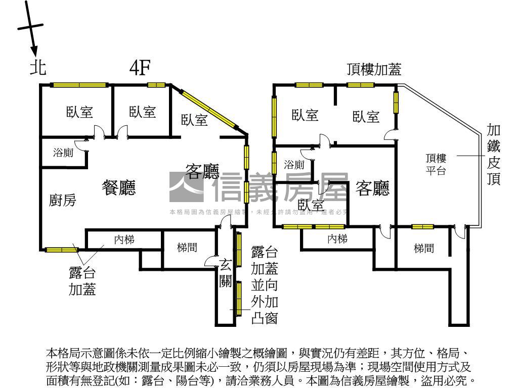 中正學區捷運三房房屋室內格局與周邊環境
