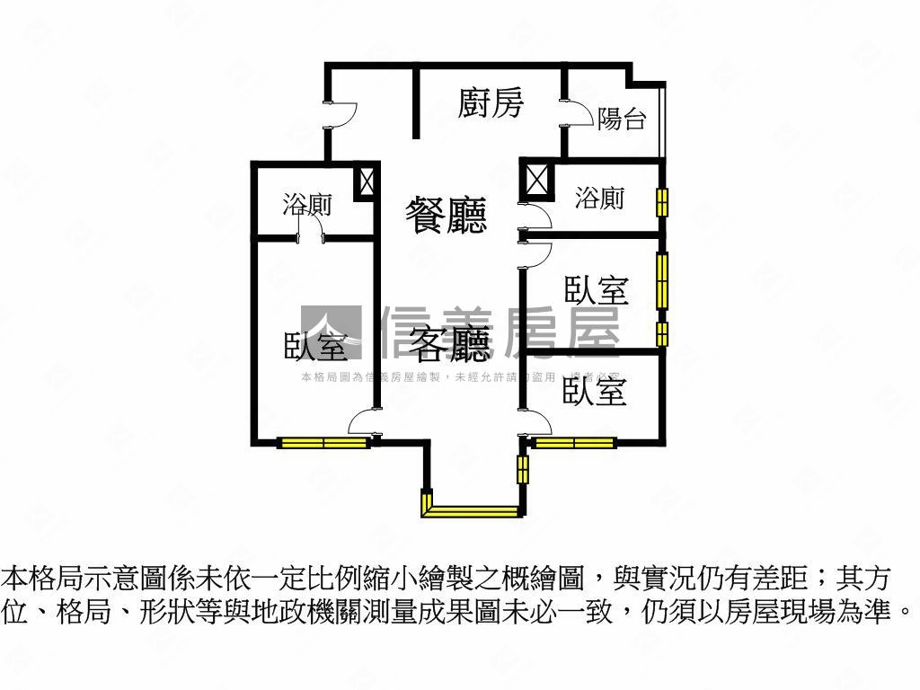 宏盛心中央三房車位房屋室內格局與周邊環境