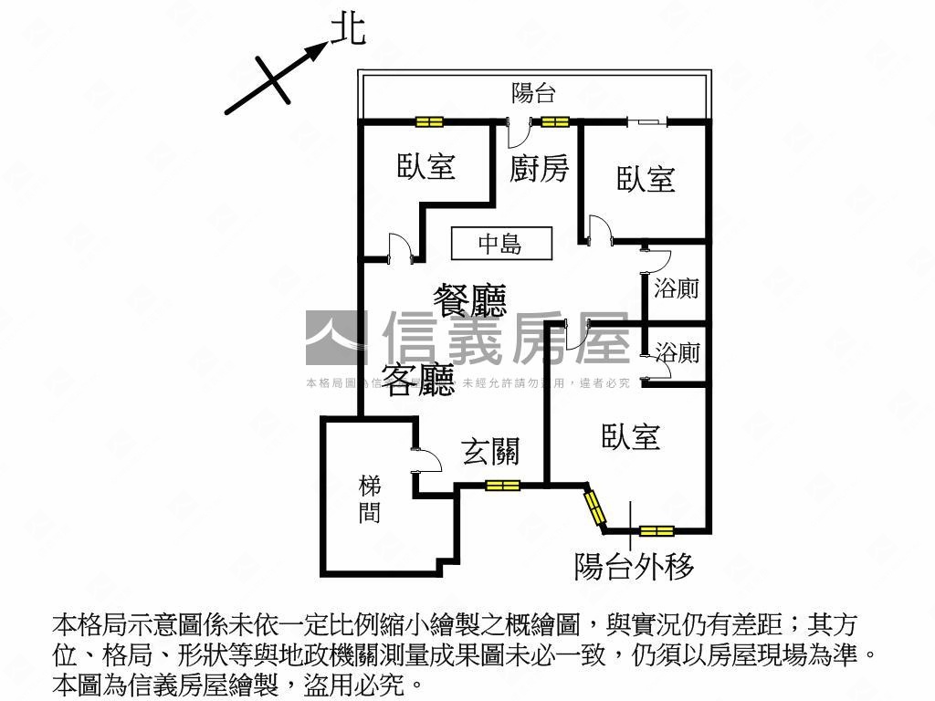 溫馨美裝方正３房甲桂林房屋室內格局與周邊環境
