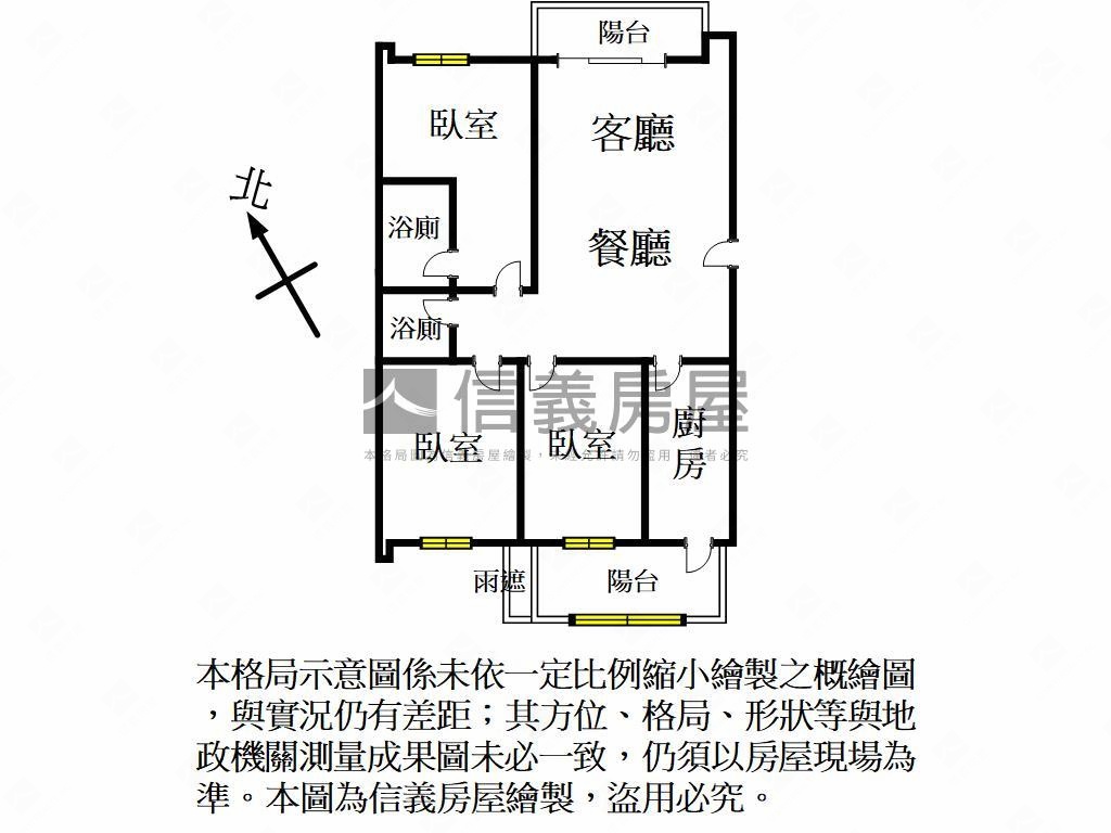 名軒麗景值得典藏三房車位房屋室內格局與周邊環境