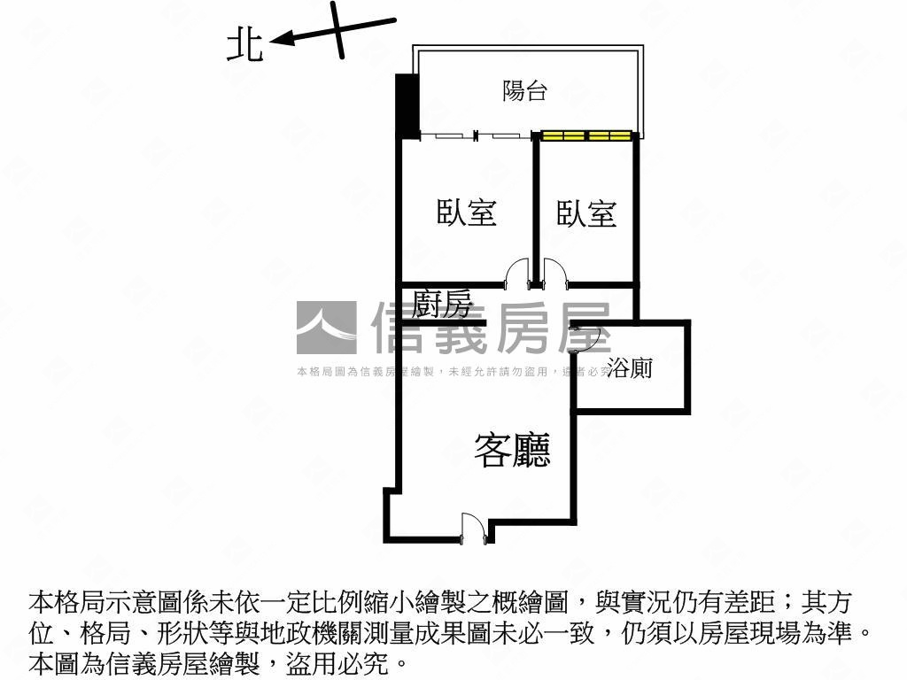 時尚帝寶精美兩房房屋室內格局與周邊環境