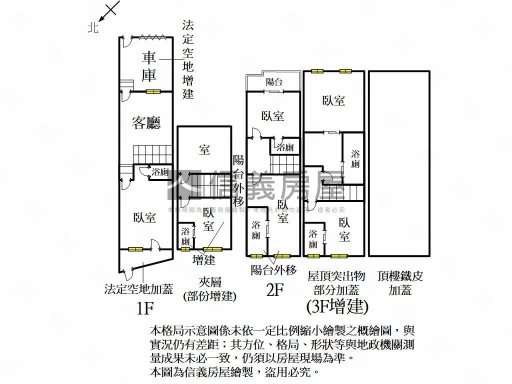 益群橋旁活巷透天房屋室內格局與周邊環境