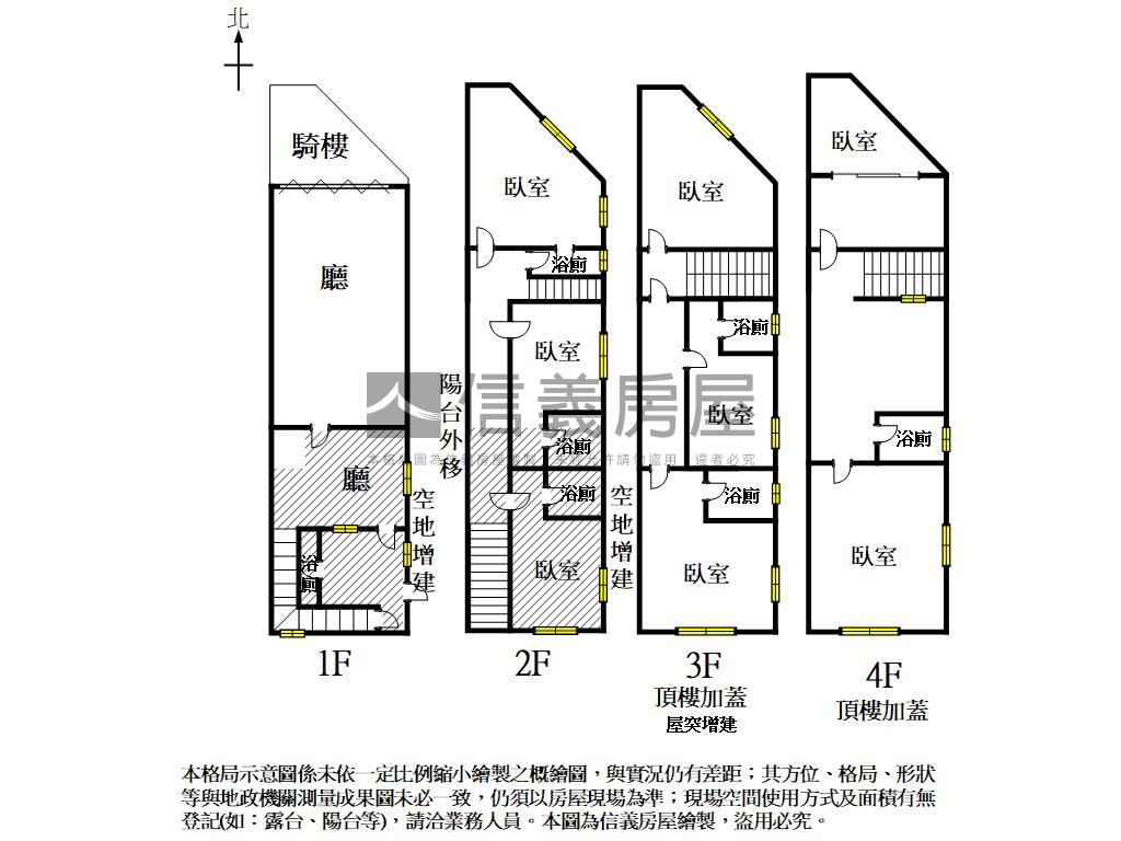 大地坪大成路二段角窗店霸房屋室內格局與周邊環境