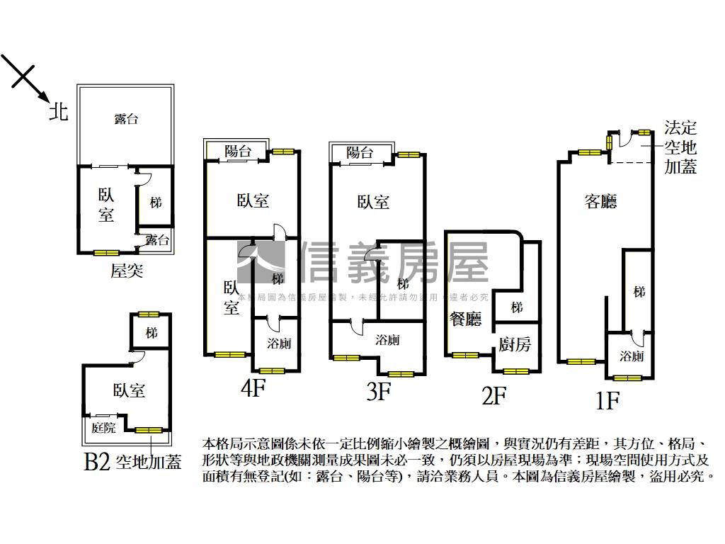 夏木漱石漂亮透天房屋室內格局與周邊環境
