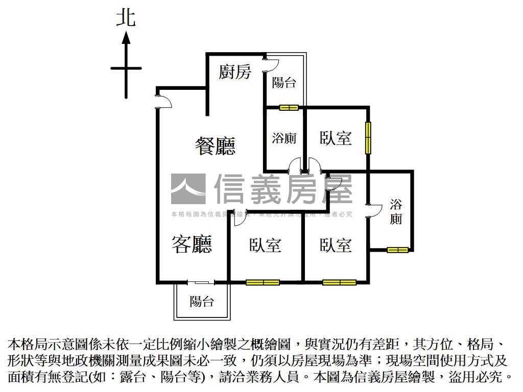 萌未來質感三房雙車位房屋室內格局與周邊環境