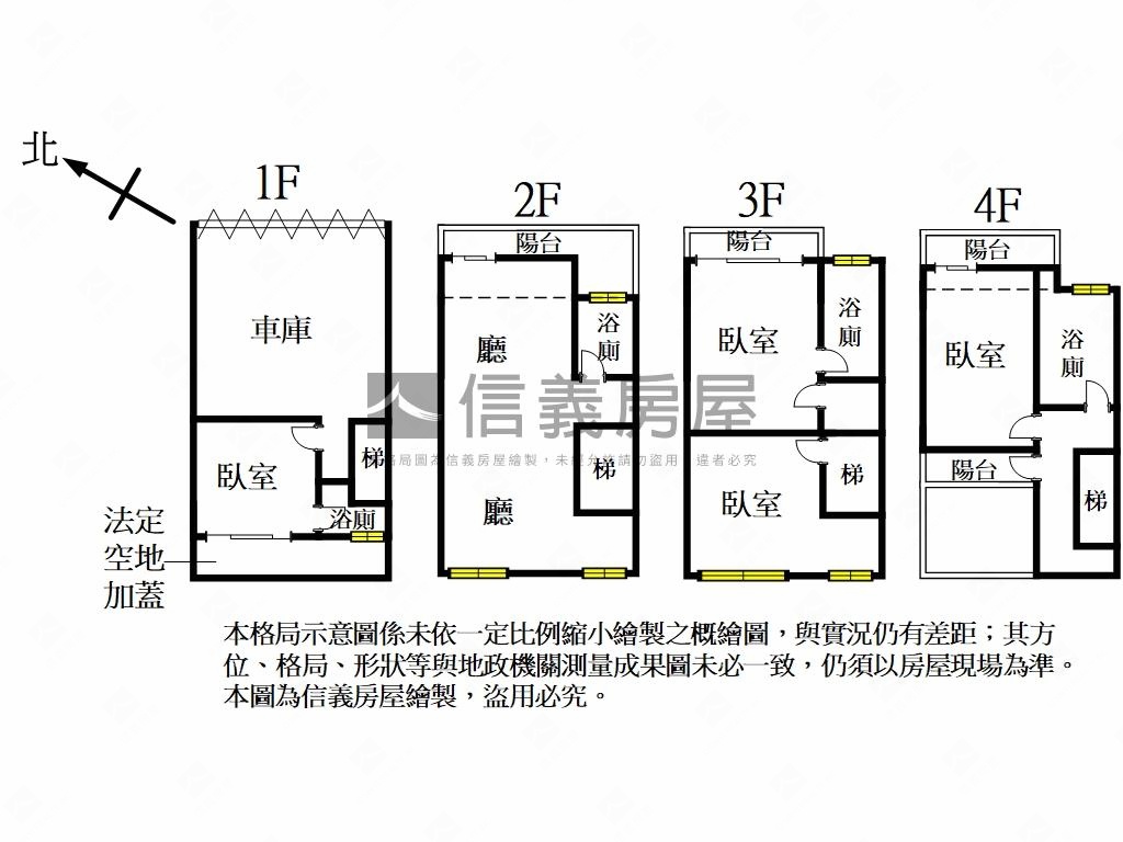 關西四房美別墅房屋室內格局與周邊環境