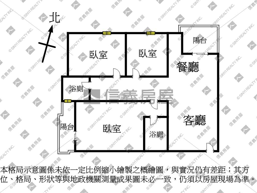 近南科。大三房。平車房屋室內格局與周邊環境