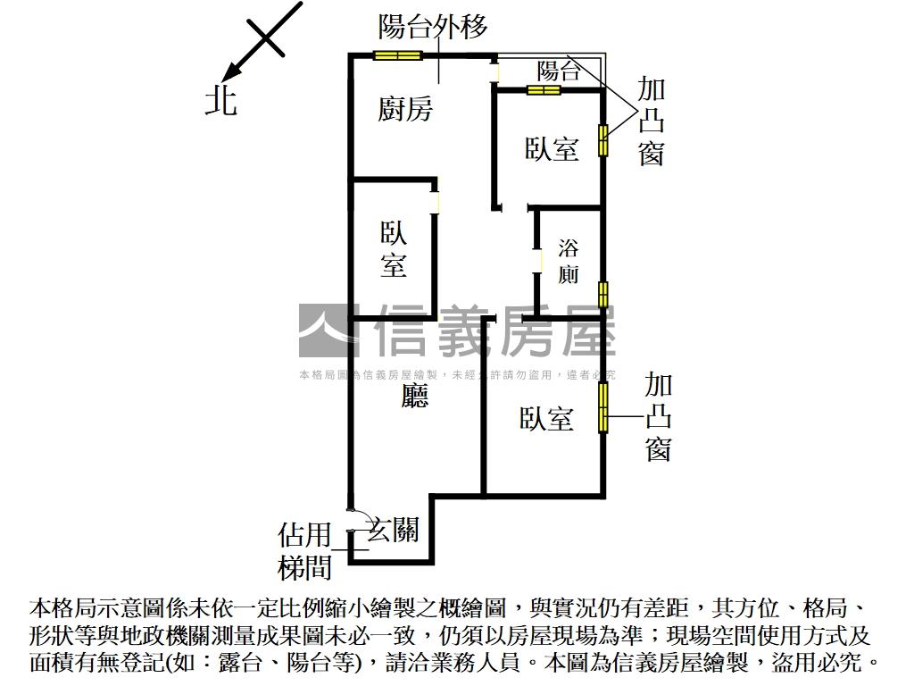 近捷運廣慈站黃金３樓房屋室內格局與周邊環境
