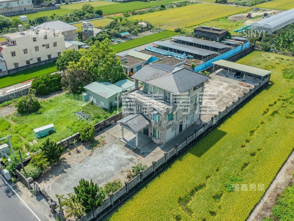 草屯８米活路百坪農舍豪邸房屋室內格局與周邊環境