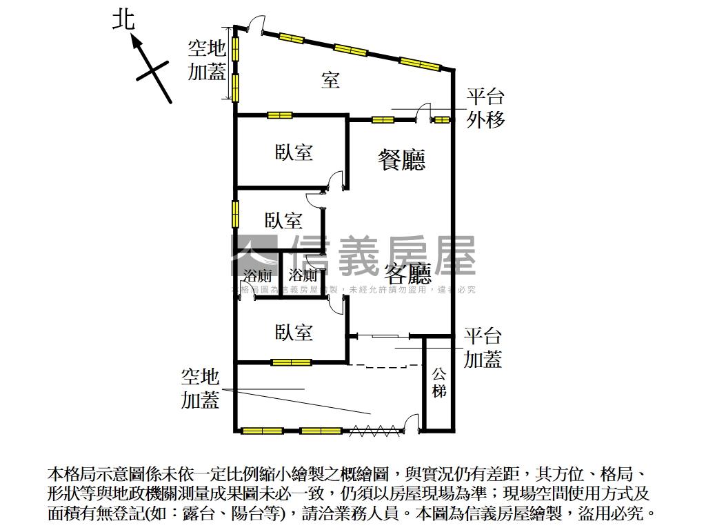 超稀有巨巨面寬優質大空間房屋室內格局與周邊環境