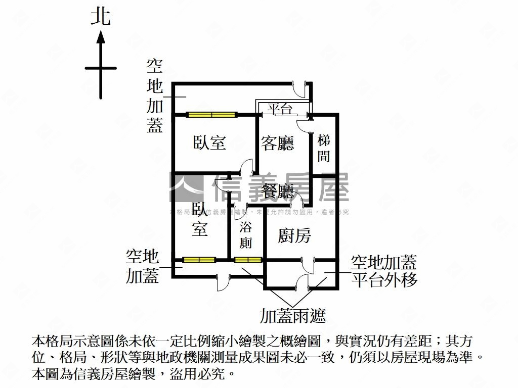 專任低總價敦北一樓２房房屋室內格局與周邊環境