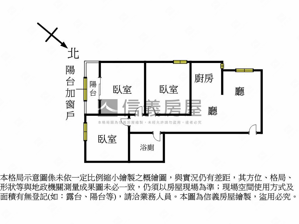 專◆近五權車站三房美屋房屋室內格局與周邊環境