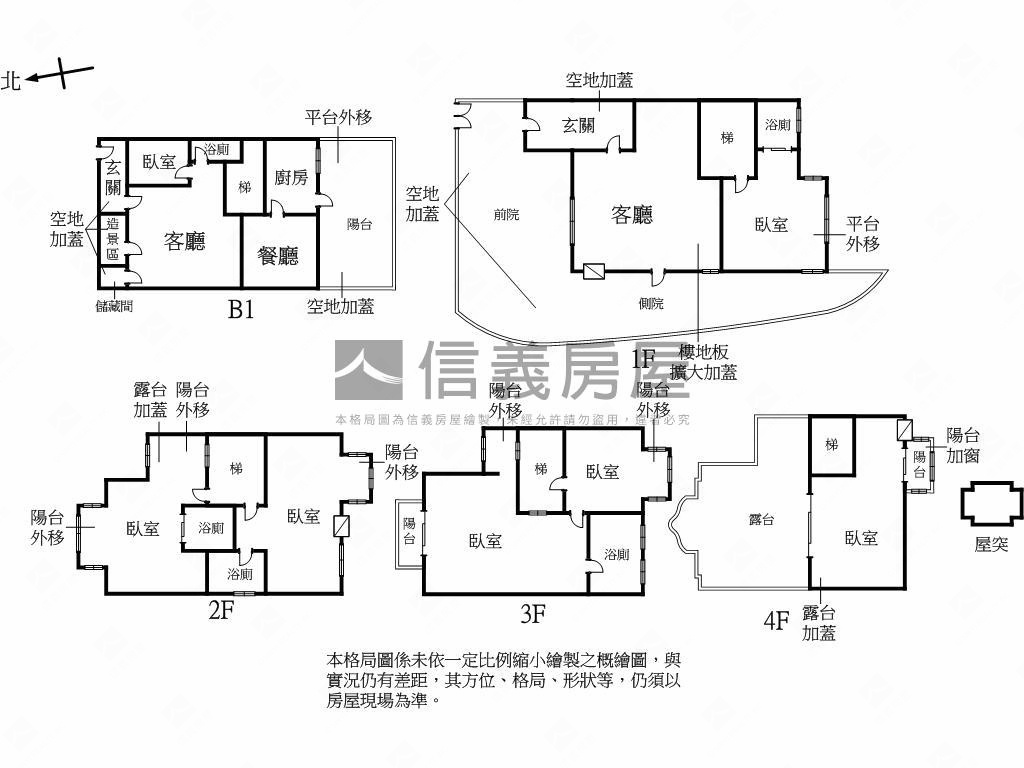 黎明５４二車位雙併大別墅房屋室內格局與周邊環境