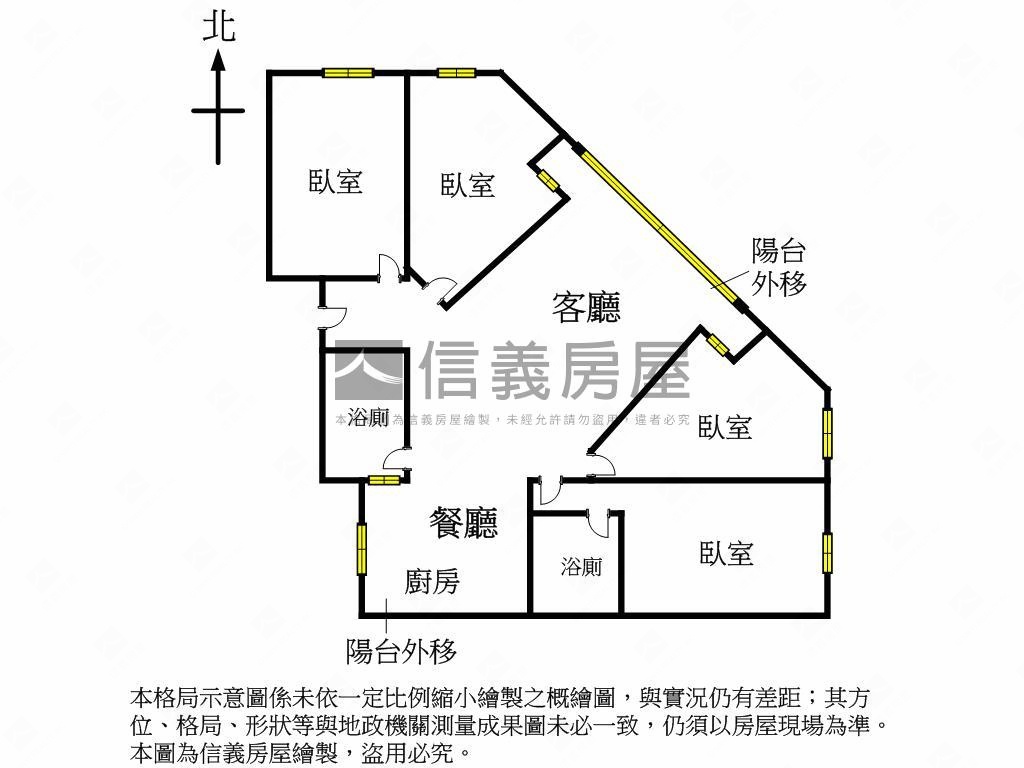 專任興大園道第一排美４房房屋室內格局與周邊環境