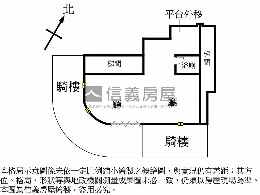 民權黃金三角窗店面房屋室內格局與周邊環境