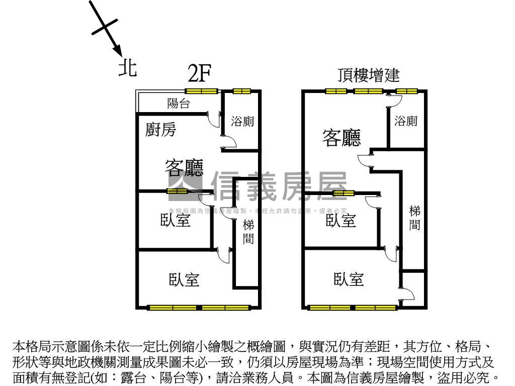 蘆洲監理站二樓有頂加房屋室內格局與周邊環境