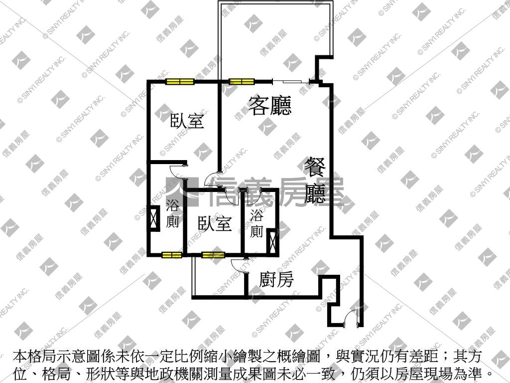 希望之星Ａ２戶１２樓房屋室內格局與周邊環境