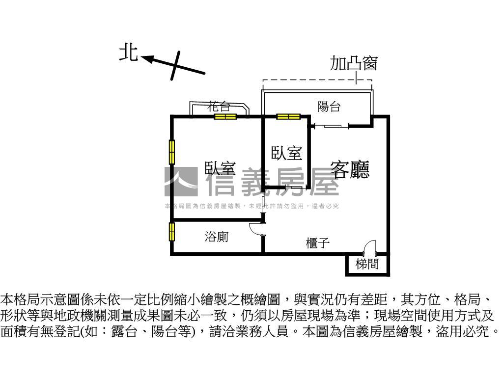 稀有邊間★低總價電梯兩房房屋室內格局與周邊環境