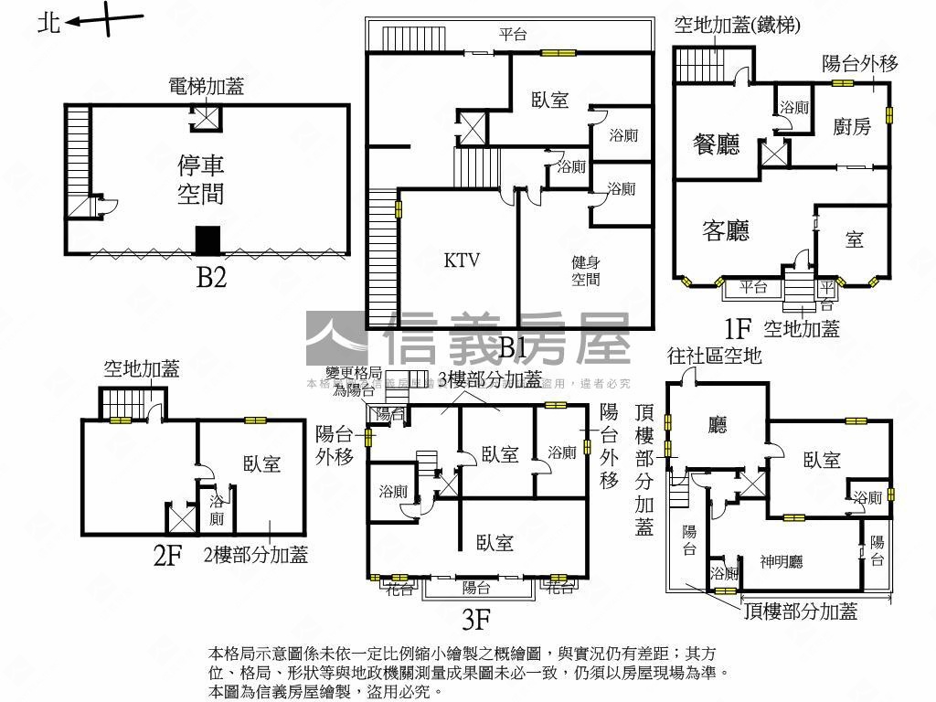 急售獨棟百坪土地山景別墅房屋室內格局與周邊環境