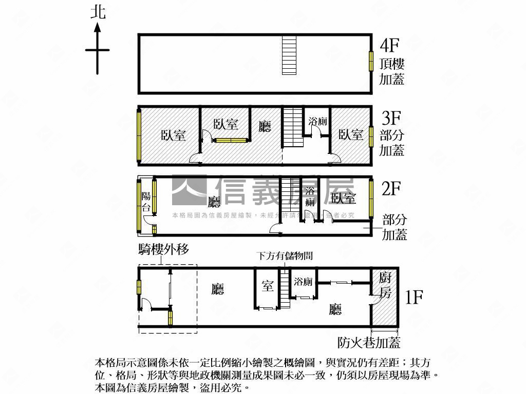 近美術館重新整理透天店面房屋室內格局與周邊環境