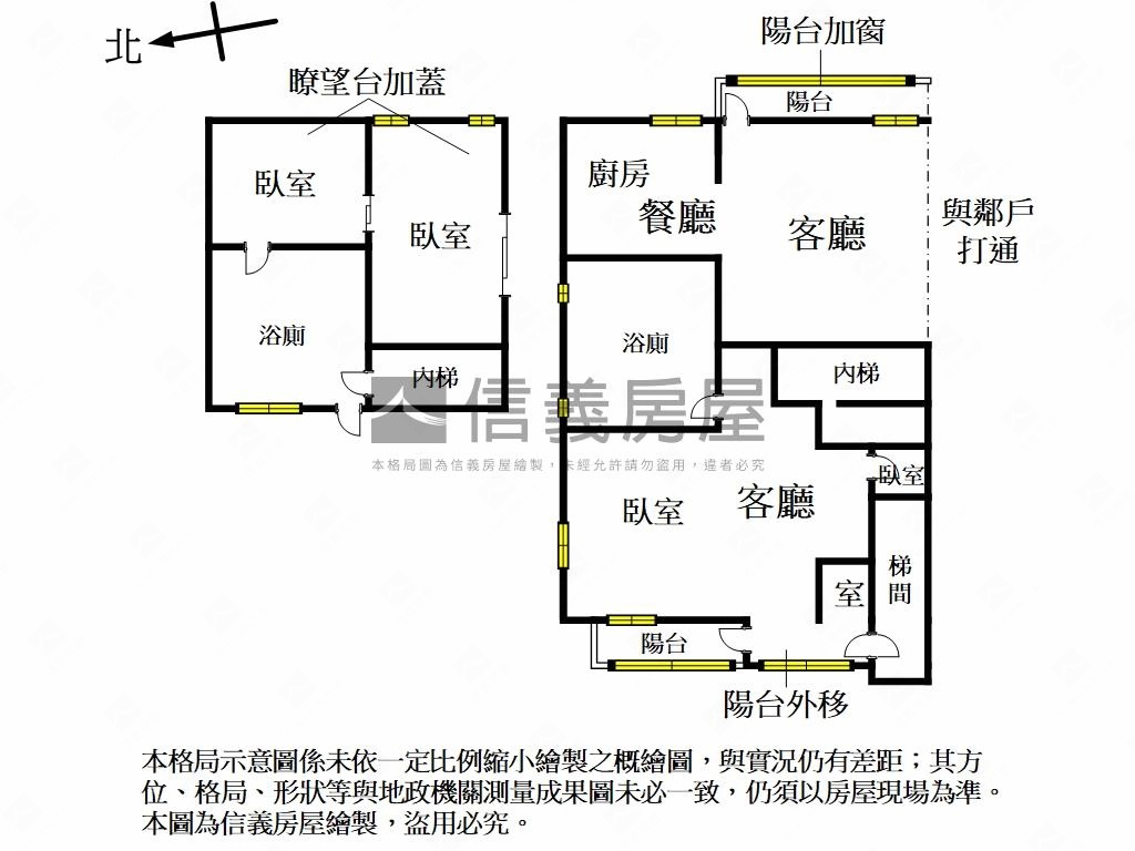 大橋頭面公園邊間採光宅２房屋室內格局與周邊環境