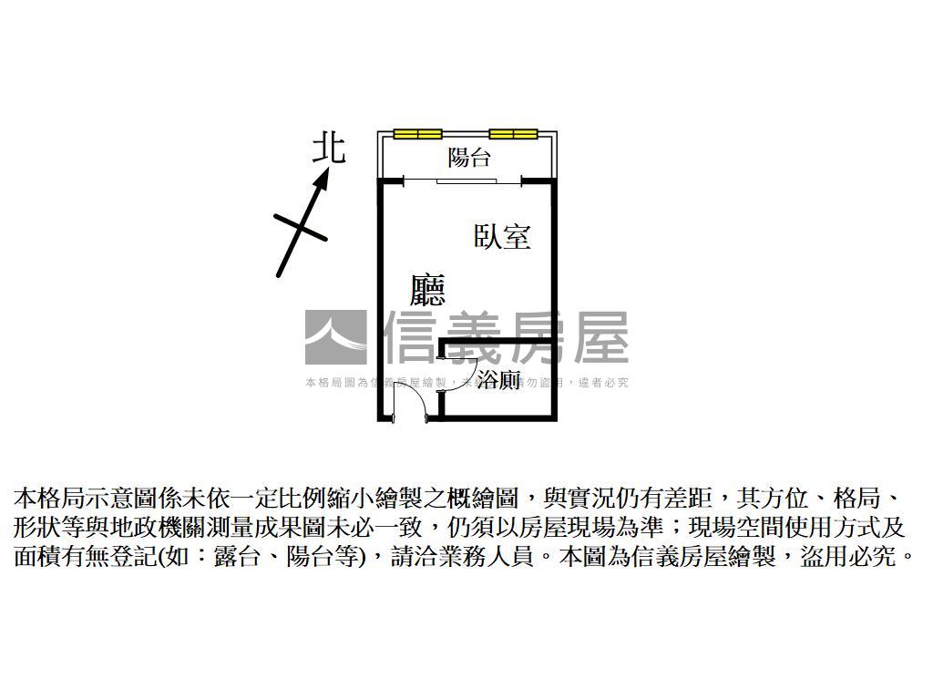 歡喜中原套房房屋室內格局與周邊環境