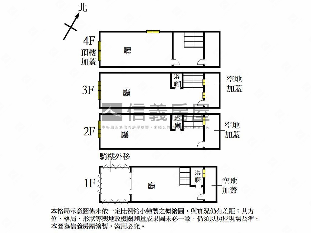 陽明三福騎樓金店房屋室內格局與周邊環境