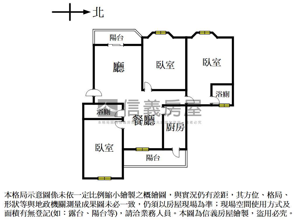 大埔商圈水利會北歐美三房房屋室內格局與周邊環境
