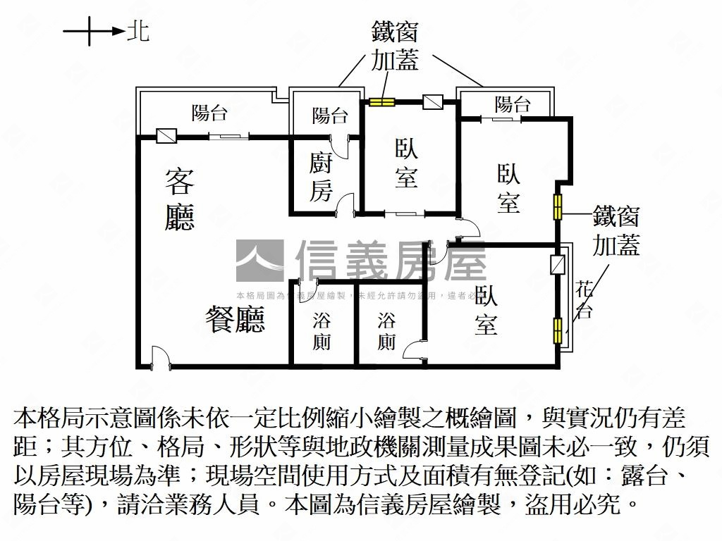 成大學子翰廬電梯三房房屋室內格局與周邊環境