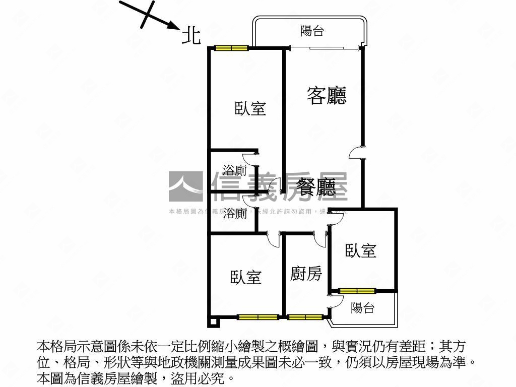 全新裝潢成功電梯三房車位房屋室內格局與周邊環境