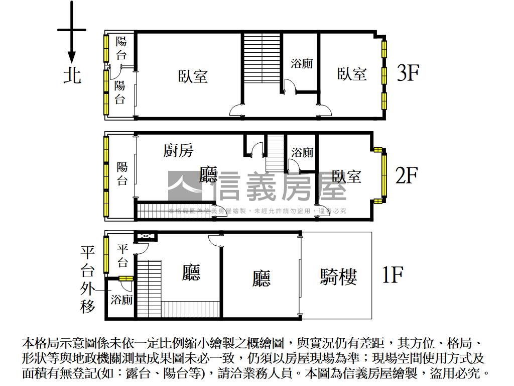復興路稀有三層樓店附車位房屋室內格局與周邊環境