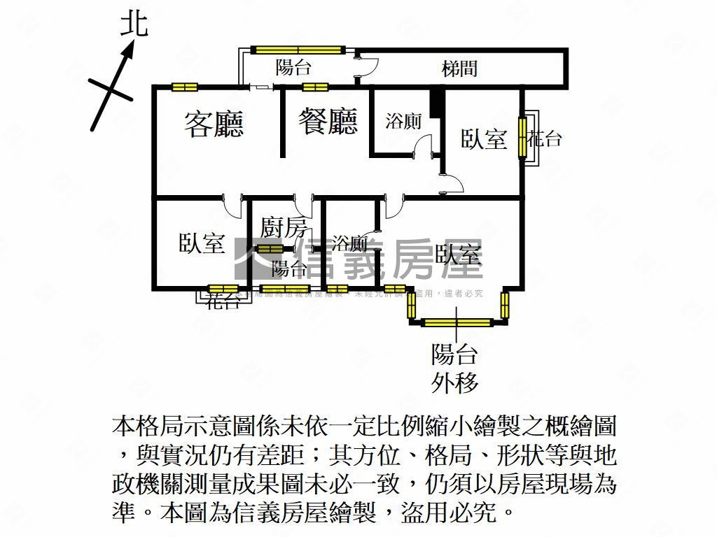 中平商圈溫馨美三房房屋室內格局與周邊環境