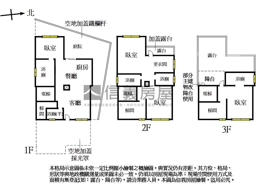 晨富謙の里電梯別墅Ｂ房屋室內格局與周邊環境
