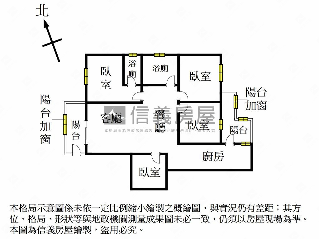 免千萬四房附車位房屋室內格局與周邊環境