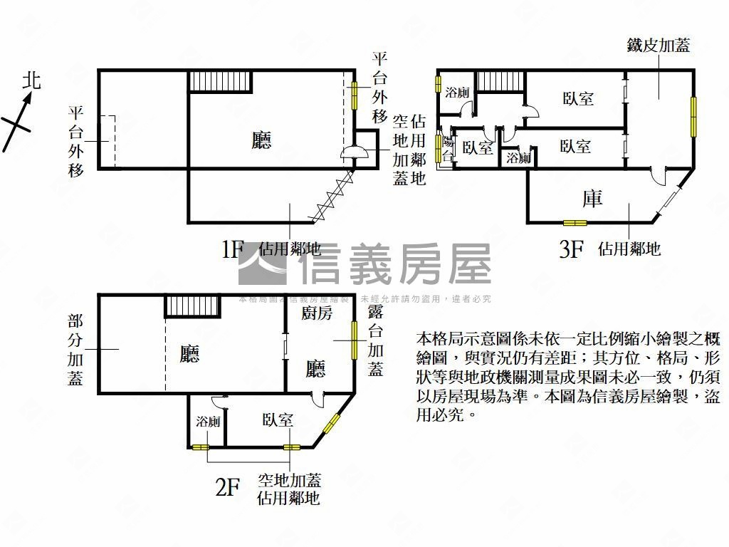 楊梅前後鄰路透天房屋室內格局與周邊環境
