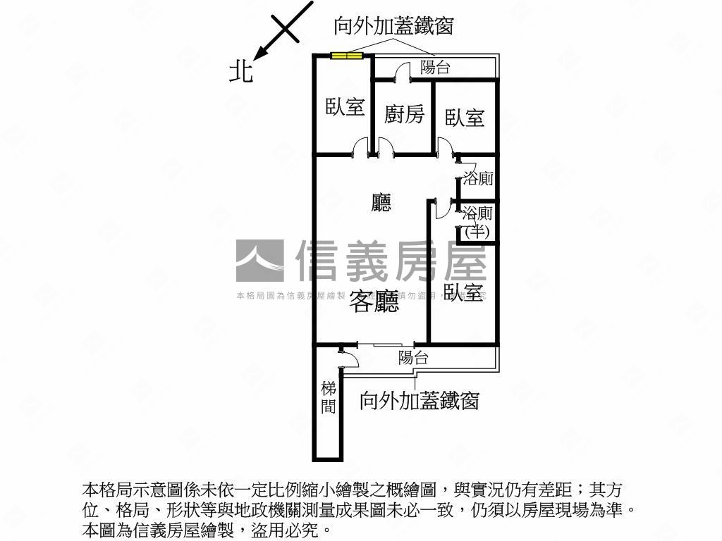 名仕園有管理方正美寓房屋室內格局與周邊環境