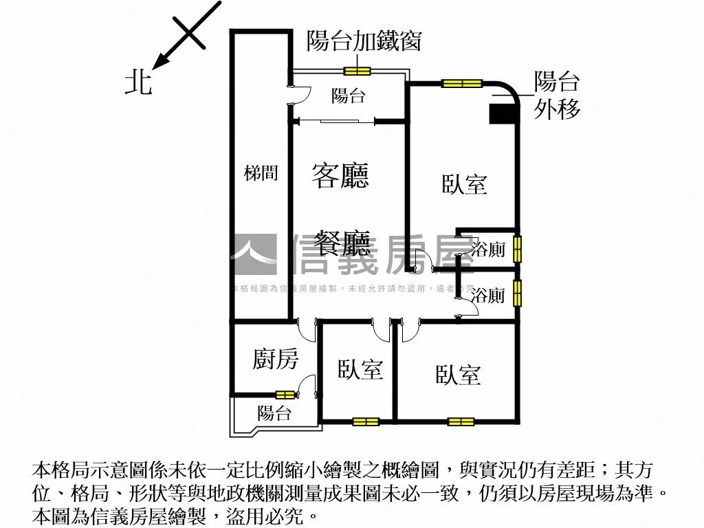 大觀明園低總價電梯三房房屋室內格局與周邊環境