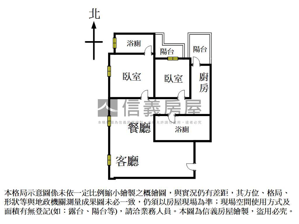 御閑之森挑高戶兩房兩衛房屋室內格局與周邊環境
